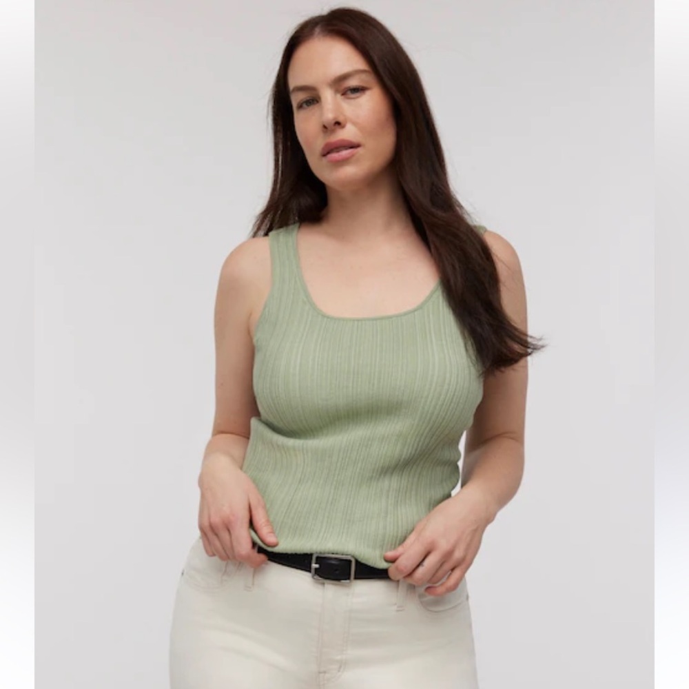 Madewell Signature Knit Scoopneck Sweater Tank NWT Medium